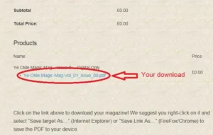 How to dowload Ye Olde Magic Mag - Step 5